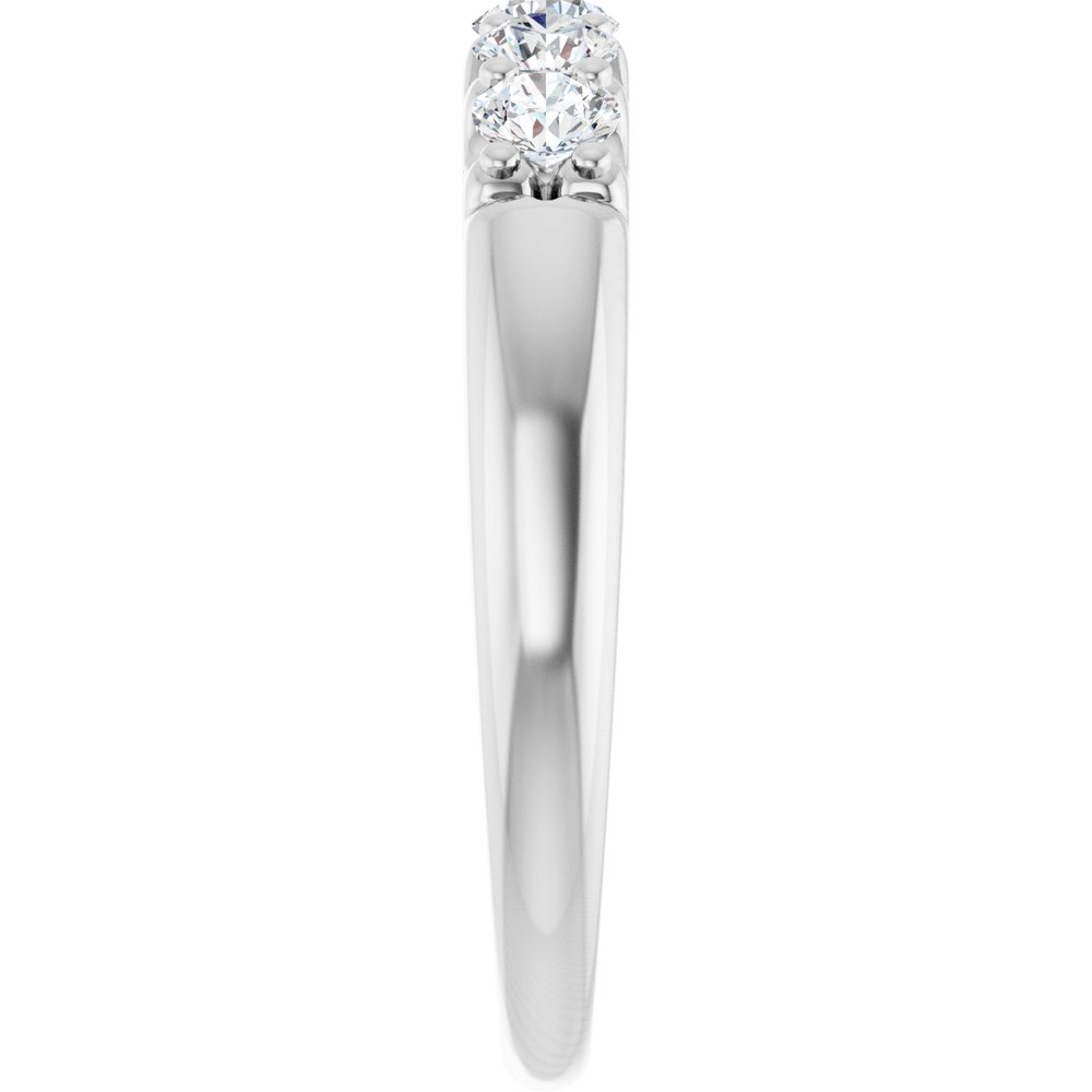 14K White Gold 1/2 CTW Lab-Grown Diamond Anniversary Band