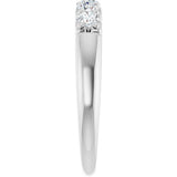 14K White Gold 1/2 CTW Lab-Grown Diamond Anniversary Band