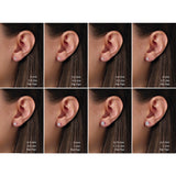 14K White 1/8 CTW Lab-Grown Diamond Stud Earrings