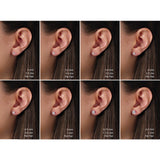 14K White Gold 1 1/5 CTW Lab-Grown Diamond Stud Earrings