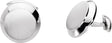 14K White Men's Cuff Links