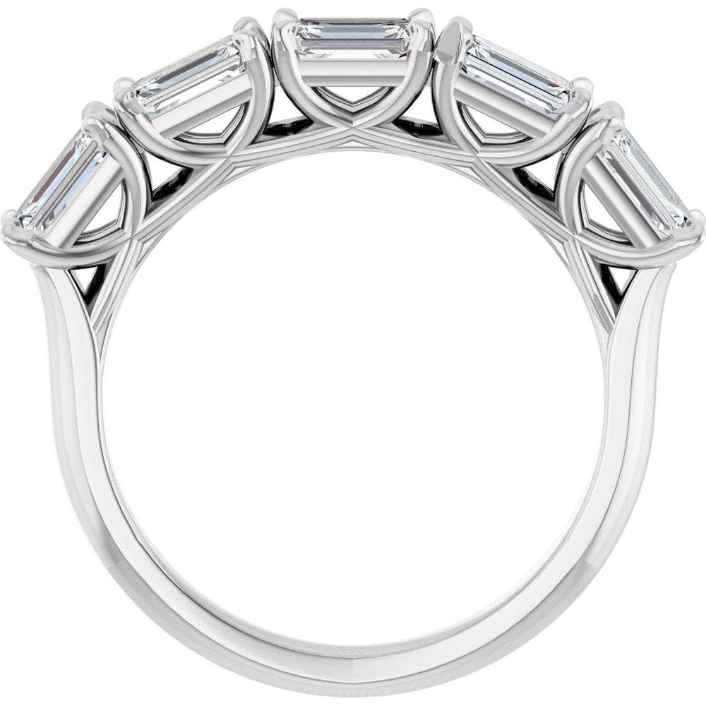 14K White Gold 1 3/4 CTW Lab-Grown Diamond Anniversary Band