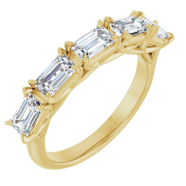 14K Yellow Gold 1 3/4 CTW Lab-Grown Diamond Anniversary Band