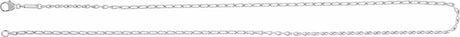 Sterling Silver 2 mm Figure 8 16" Chain