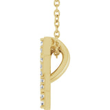 14K Yellow Gold 1/10 CTW Natural Diamond Star of David 16-18" Necklace