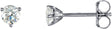14K White Gold 1/3 CTW Natural Diamond Stud Earrings
