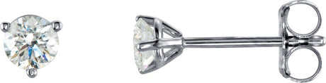 14K White Gold 1/3 CTW Natural Diamond Stud Earrings