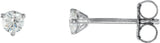 14K White Gold 1/5 CTW Natural Diamond Stud Earrings