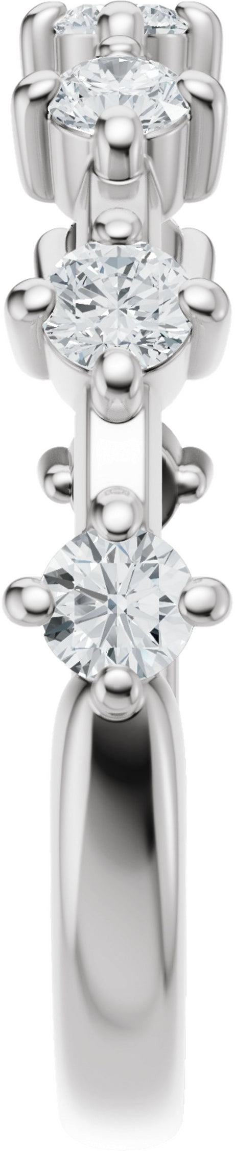 14K White Gold 1/2 CTW Lab-Grown Diamond Anniversary Band