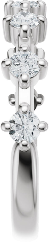 14K White Gold 1/2 CTW Lab-Grown Diamond Anniversary Band