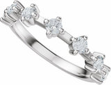 14K White Gold 1/2 CTW Lab-Grown Diamond Anniversary Band