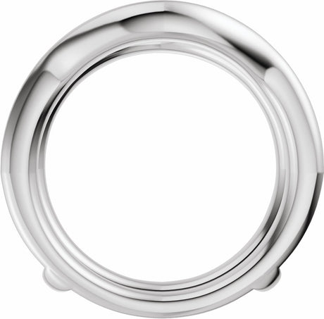 14K White Gold 1 CTW Lab-Grown Diamond Ring Guard