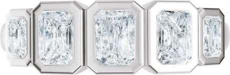 14K White Gold 1 1/3 CTW Lab-Grown Diamond Anniversary Band