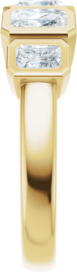 14K Yellow Gold 1 1/3 CTW Lab-Grown Diamond Anniversary Band