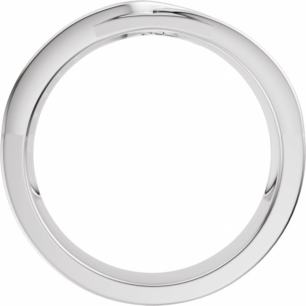 14K White Gold 1/8 CTW Lab-Grown Diamond Band