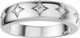 14K White Gold 1/10 CTW Lab-Grown Diamond Anniversary Band