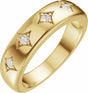 14K Yellow Gold 1/10 CTW Lab-Grown Diamond Anniversary Band