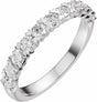 14K White Gold 3/4 CTW Lab-Grown Diamond Anniversary Band 