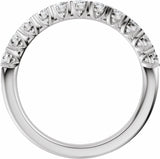 14K White Gold 3/4 CTW Lab-Grown Diamond Anniversary Band