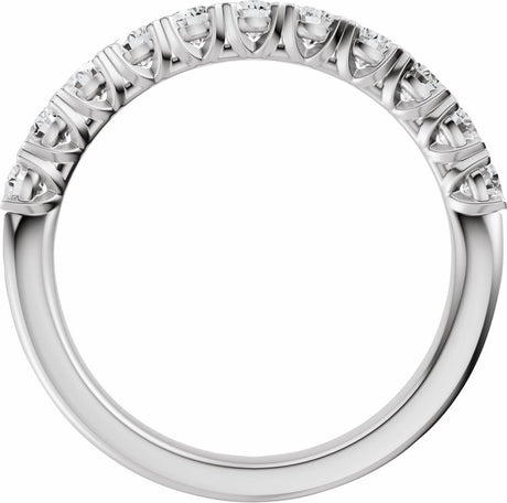 14K White Gold 3/4 CTW Lab-Grown Diamond Anniversary Band