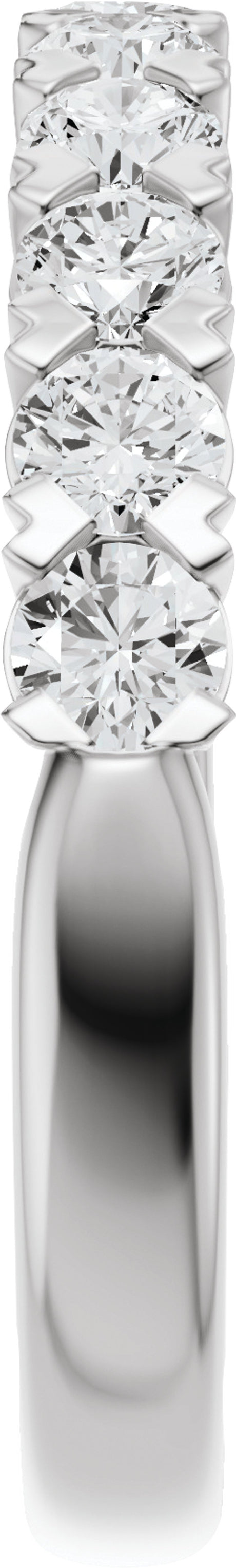14K White Gold 3/4 CTW Lab-Grown Diamond Anniversary Band 