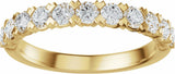 14K Yellow Gold 3/4 CTW Lab-Grown Diamond Anniversary Band 