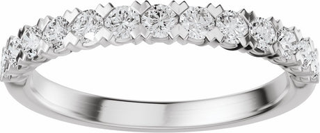 14K White Gold 1/2 CTW Lab-Grown Diamond Anniversary Band 