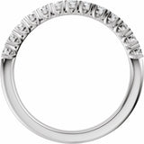 14K White Gold 1/2 CTW Lab-Grown Diamond Anniversary Band