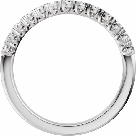 14K White Gold 1/2 CTW Lab-Grown Diamond Anniversary Band