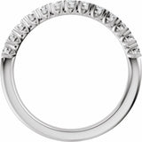 14K White Gold 1/2 CTW Lab-Grown Diamond Anniversary Band 