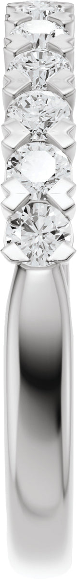 14K White Gold 1/2 CTW Lab-Grown Diamond Anniversary Band 