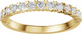14K Yellow Gold 1/2 CTW Lab-Grown Diamond Anniversary Band 