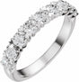 14K White Gold 9/10 CTW Lab-Grown Diamond Anniversary Band 