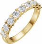 14K Yellow Gold 9/10 CTW Lab-Grown Diamond Anniversary Band 