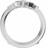 14K White Gold 3/8 CTW Lab-Grown Diamond Ring Guard