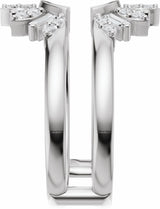 14K White Gold 3/8 CTW Lab-Grown Diamond Ring Guard