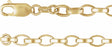 14K Yellow Gold-Filled 5 mm Rolo 7" Chain