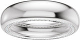 14K White Gold 5/8 CTW Lab-Grown Diamond Band Size 11