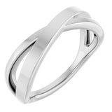 Sterling Silver Criss-Cross Ring