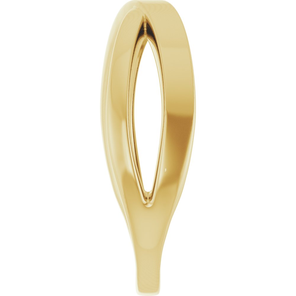 14K Yellow Gold Criss-Cross Ring