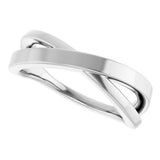 Sterling Silver Criss-Cross Ring