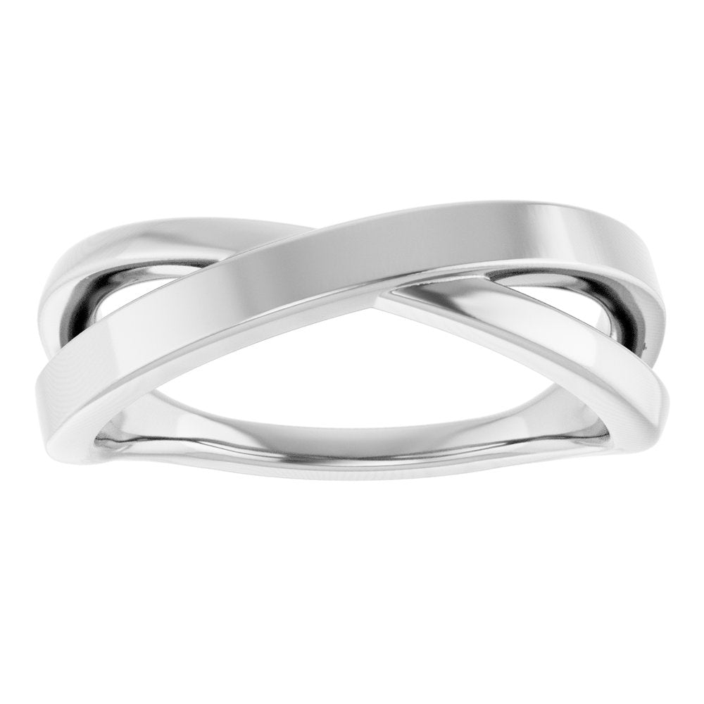 Sterling Silver Criss-Cross Ring