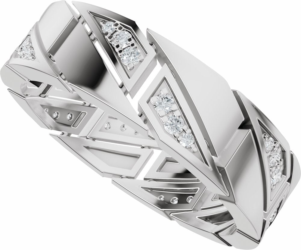 14K White Gold 1/4 CTW Lab-Grown Diamond Eternity Band