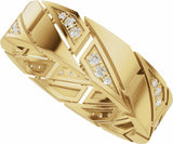 14K Yellow Gold 1/4 CTW Lab-Grown Diamond Eternity Band