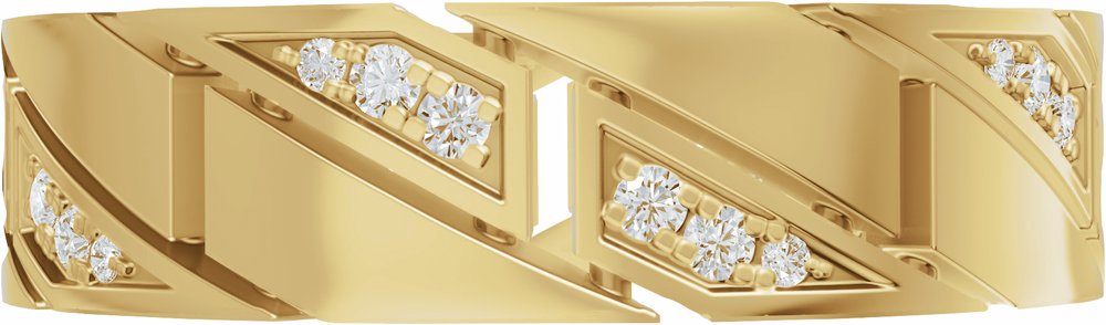 14K Yellow Gold 1/4 CTW Lab-Grown Diamond Eternity Band