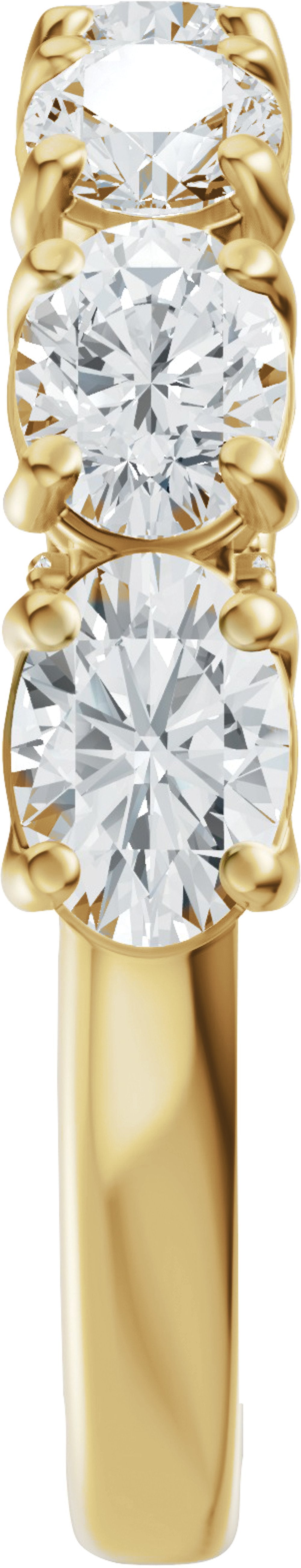 14K Yellow Gold 1 7/8 CTW Lab-Grown Diamond Anniversary Band