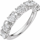 14K White Gold 1 7/8 CTW Lab-Grown Diamond Anniversary Band