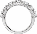 14K White Gold 1 7/8 CTW Lab-Grown Diamond Anniversary Band