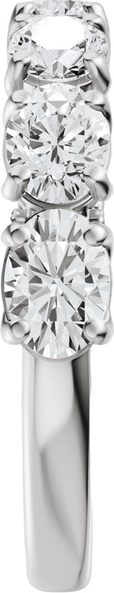 14K White Gold 1 7/8 CTW Lab-Grown Diamond Anniversary Band