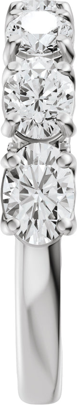 14K White Gold 1 7/8 CTW Lab-Grown Diamond Anniversary Band